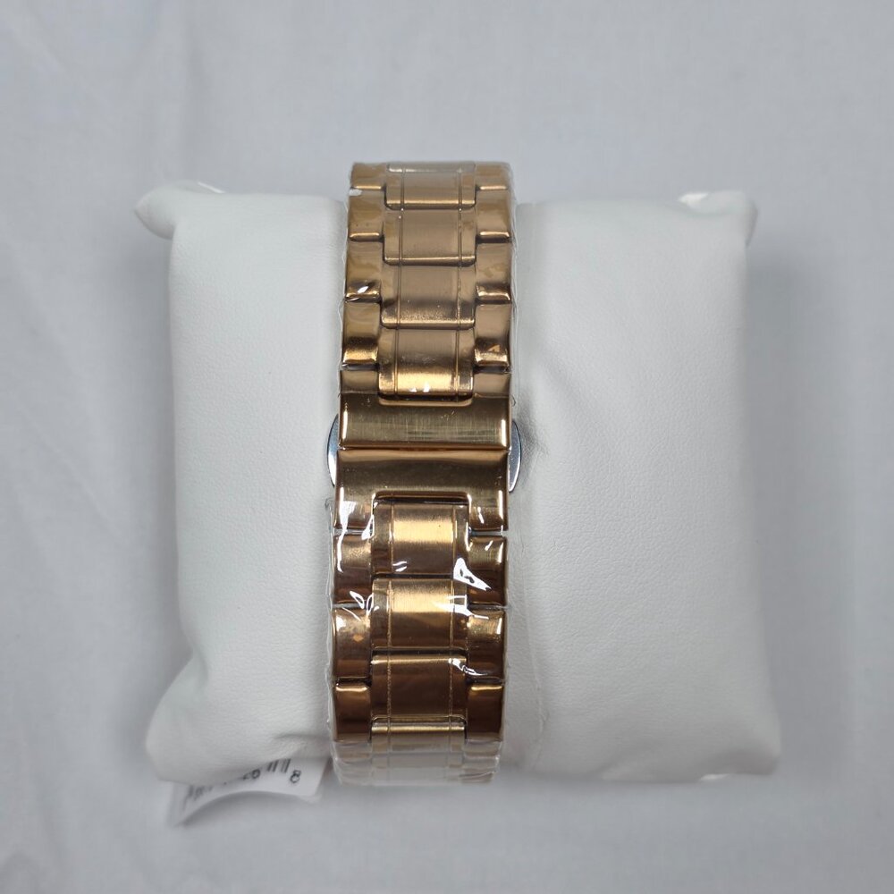 Montres Prestige MPW-0330 Gold Chronograph Style Watch Black Dial New w Box - Picture 5 of 6